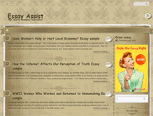 Tablet Screenshot of essayassist.net